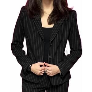 NEW INDEX pinstripe blazer in black